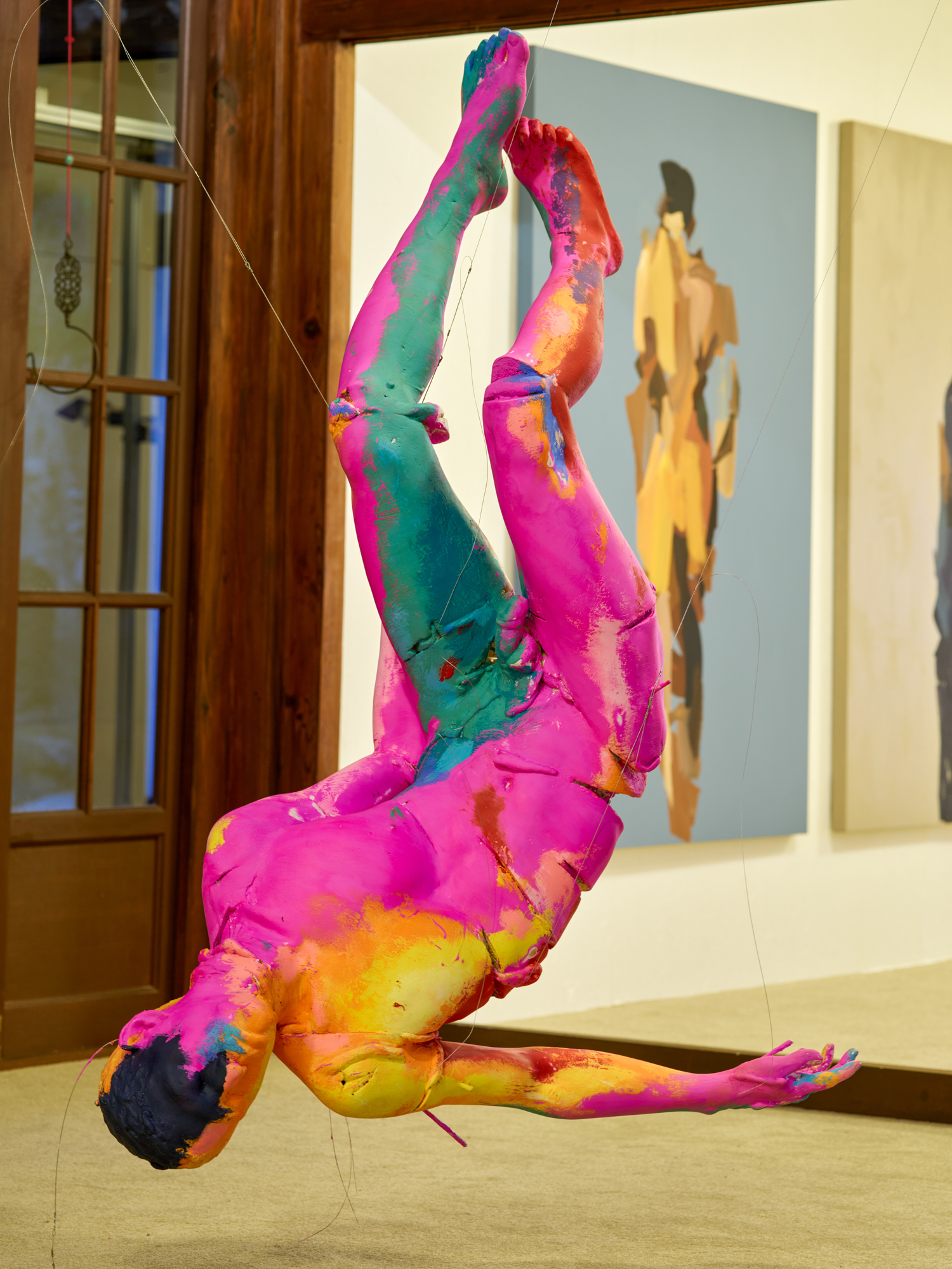 ByungHo Lee_Anthropometry, 2018/2024, acrylic on sculpture, 88 x 144 x 38cm