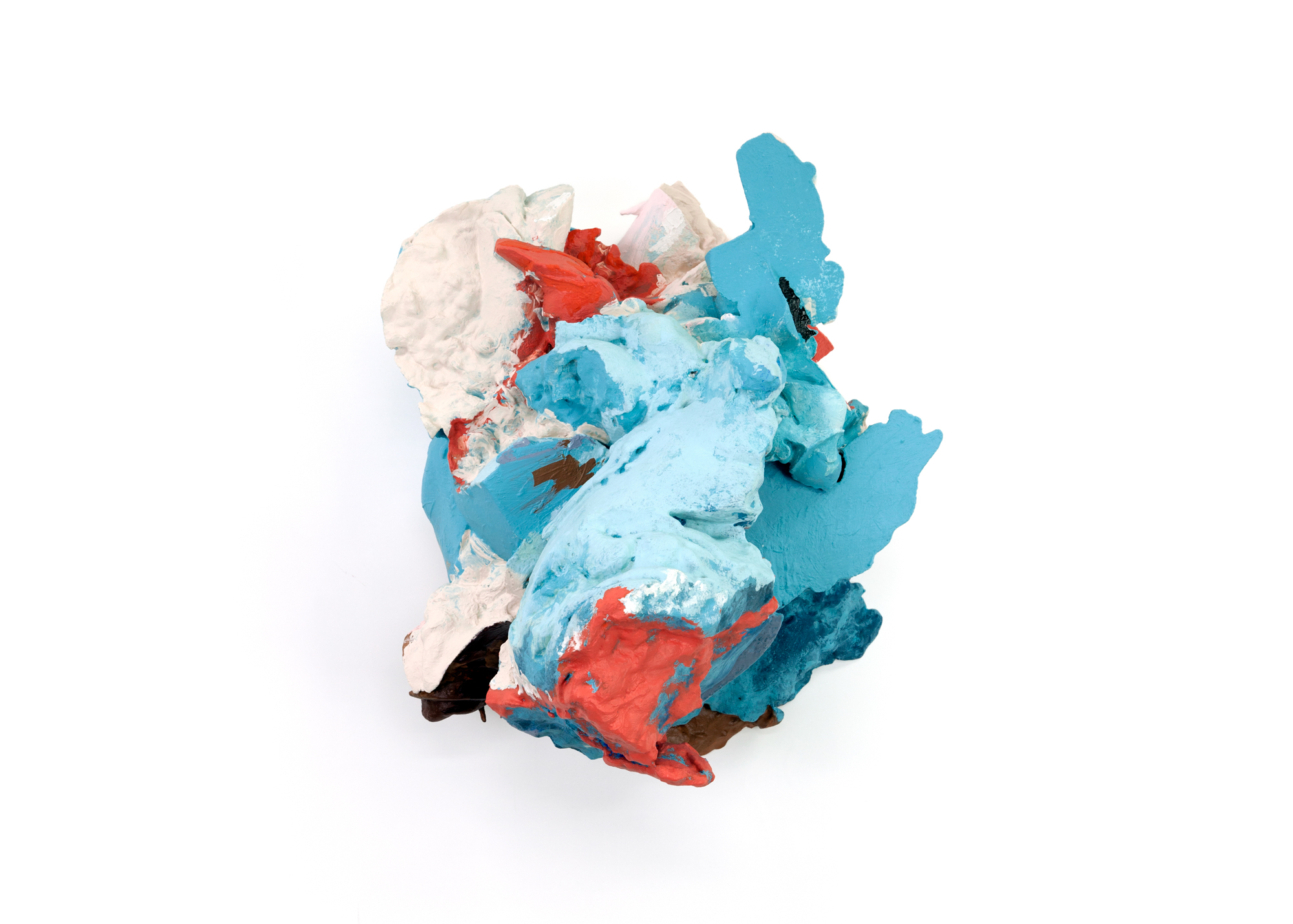 ByungHo Lee_Eccentric Abattis, 2024, acrylic on sculpture, 61x58x42cm
